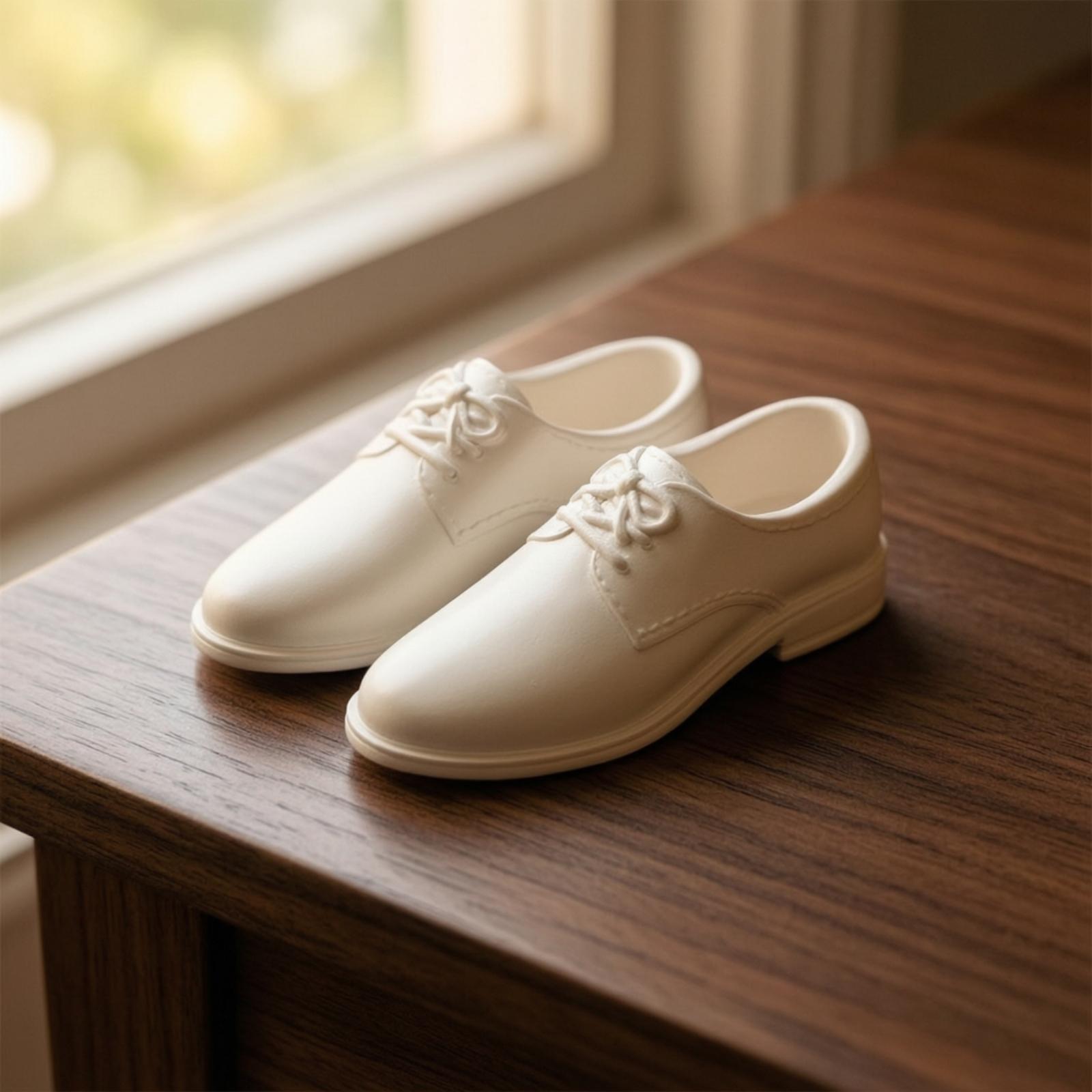Scale - Men Formals & Ethnic Wear - Plastik-Männerschuhe, formelle Mini-Oxford-Schuhe, realistische Schnürschuhe im