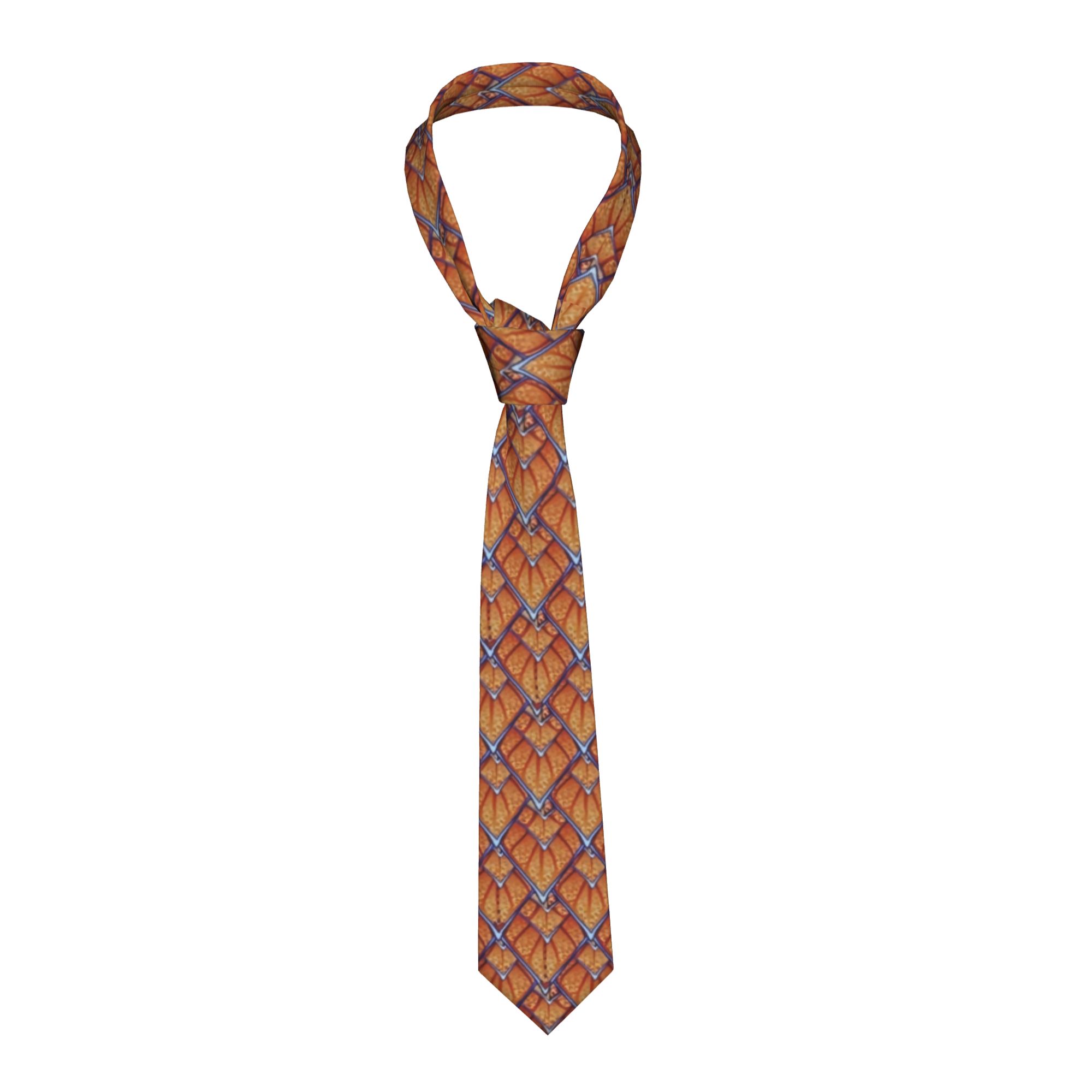 Scale - Men Formals & Ethnic Wear - Gauntlet Scales Dragon Fish Krawatte Formelle