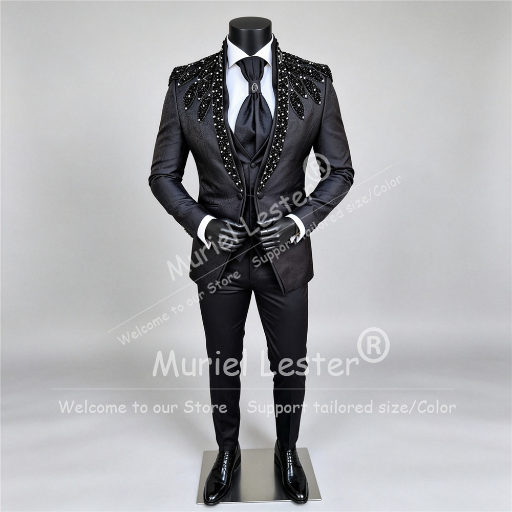 Men Formal Wear Outfits - Italienisches Design, Herrenanzug-Set für Hochzeiten, mit