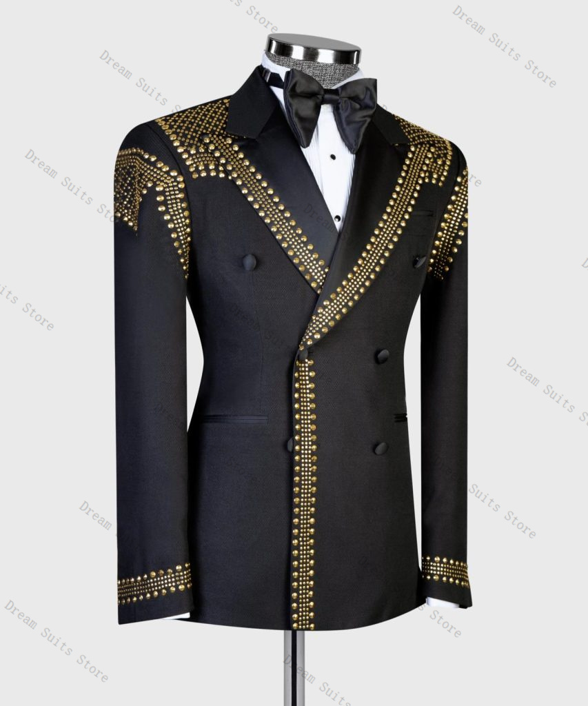 Herrenanzug-Set, 2-teilig, Bla – Men Formal Wear Office Bewertung und Preis