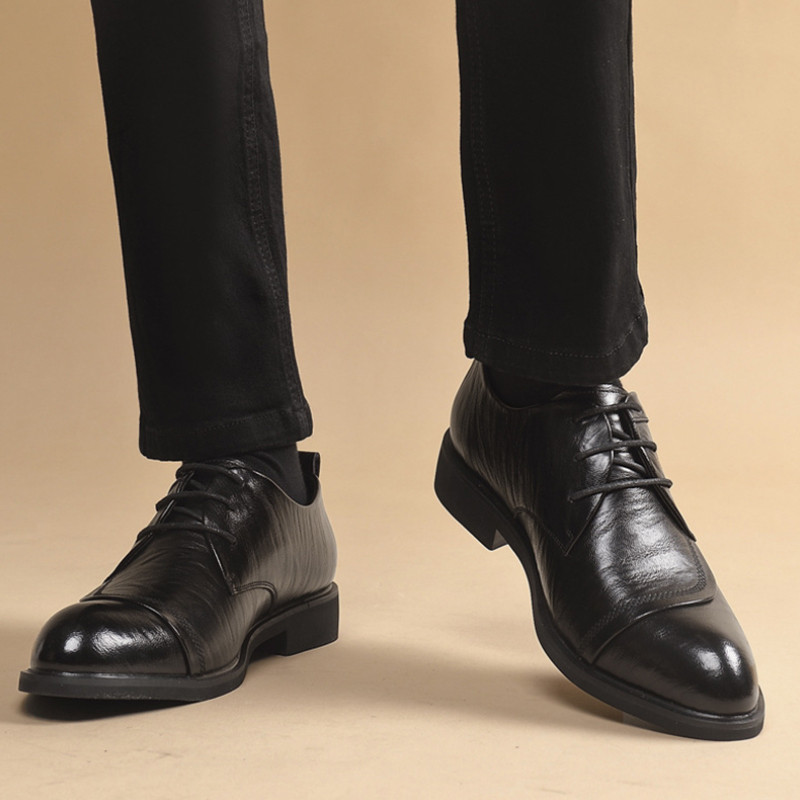 Lederschuhe im Oxford-Stil mit – Men Formal Party Wear Dress Bewertung und Preis