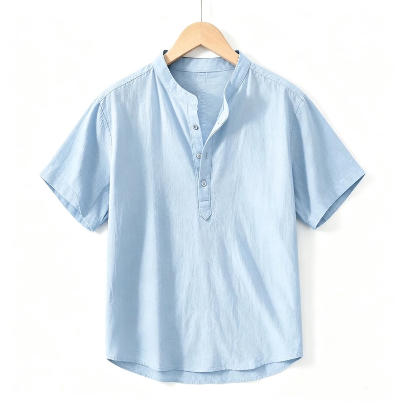 Sommerliche, dünne Kurzarmhemd – Mens Formal Bewertung und Preis