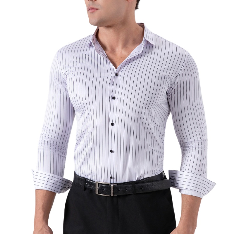 Retro Gestreifte Knitterfreie  – Mens Formal Bewertung und Preis