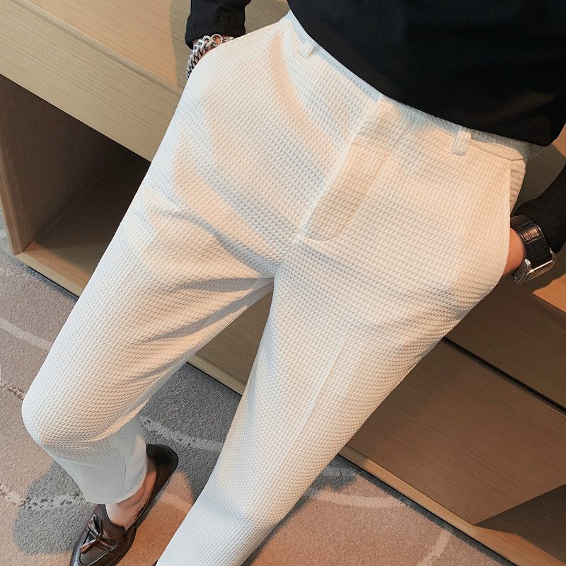 2024 herbst Neue Waffel Stretc – Men Formal Wear Pinterest Bewertung und Preis