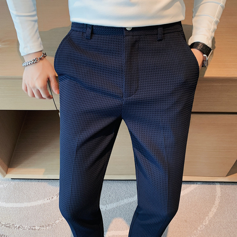 2024 herbst Neue Waffel Stretc – Men Formal Wear Pinterest Bewertung und Preis