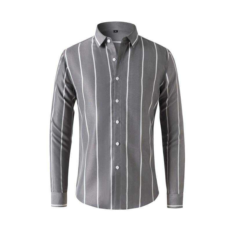 Herren Gestreiftes Hemd Langar – Mens Formal Bewertung und Preis