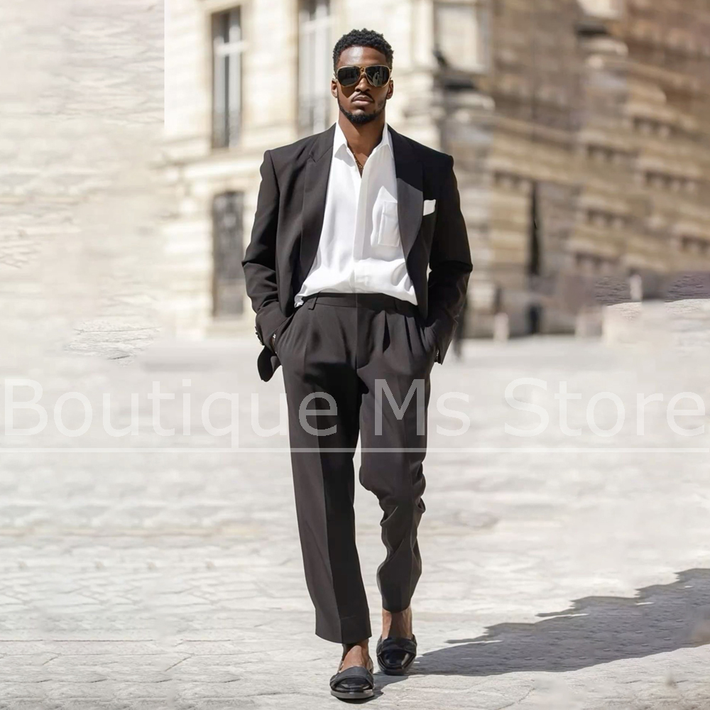 Dunkelbrauner Herrenanzug 2-te – Men'S Formal Evening Wear Bewertung und Preis