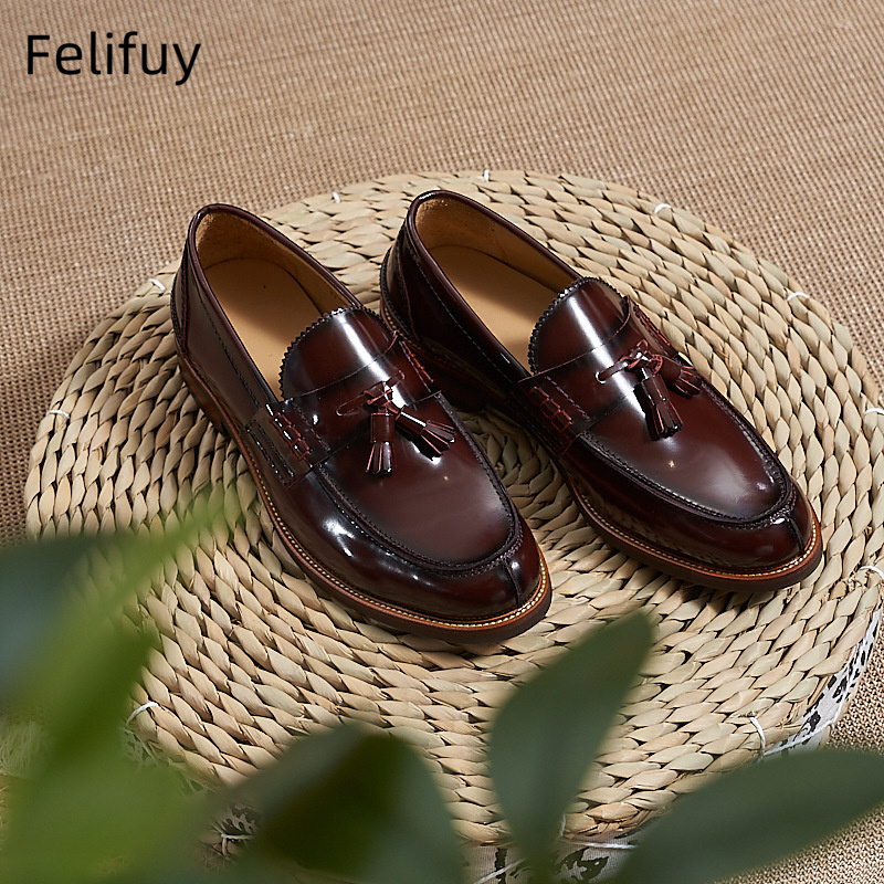 Neue braune Herren-Loafer aus  – Men Formal Party Wear Dress Bewertung und Preis