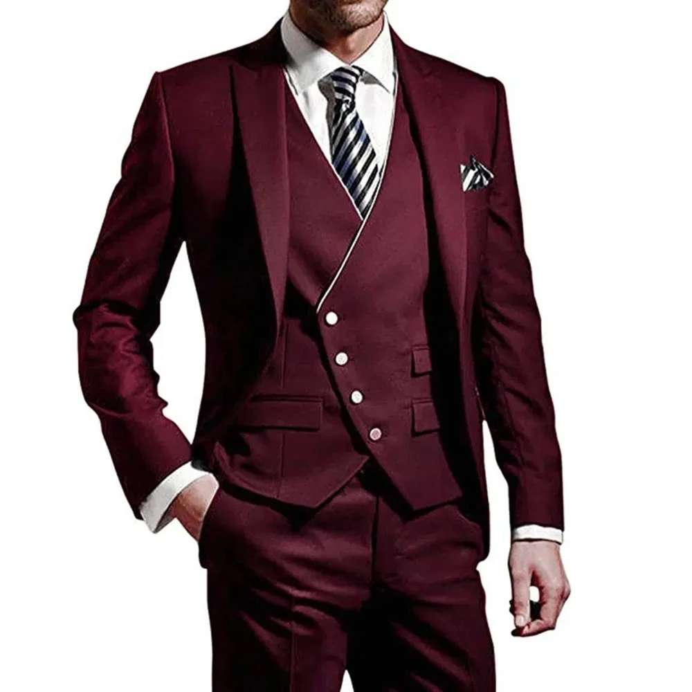 Herrenanzug Armeegrün 3-teilig – Men'S Formal Evening Wear Bewertung und Preis