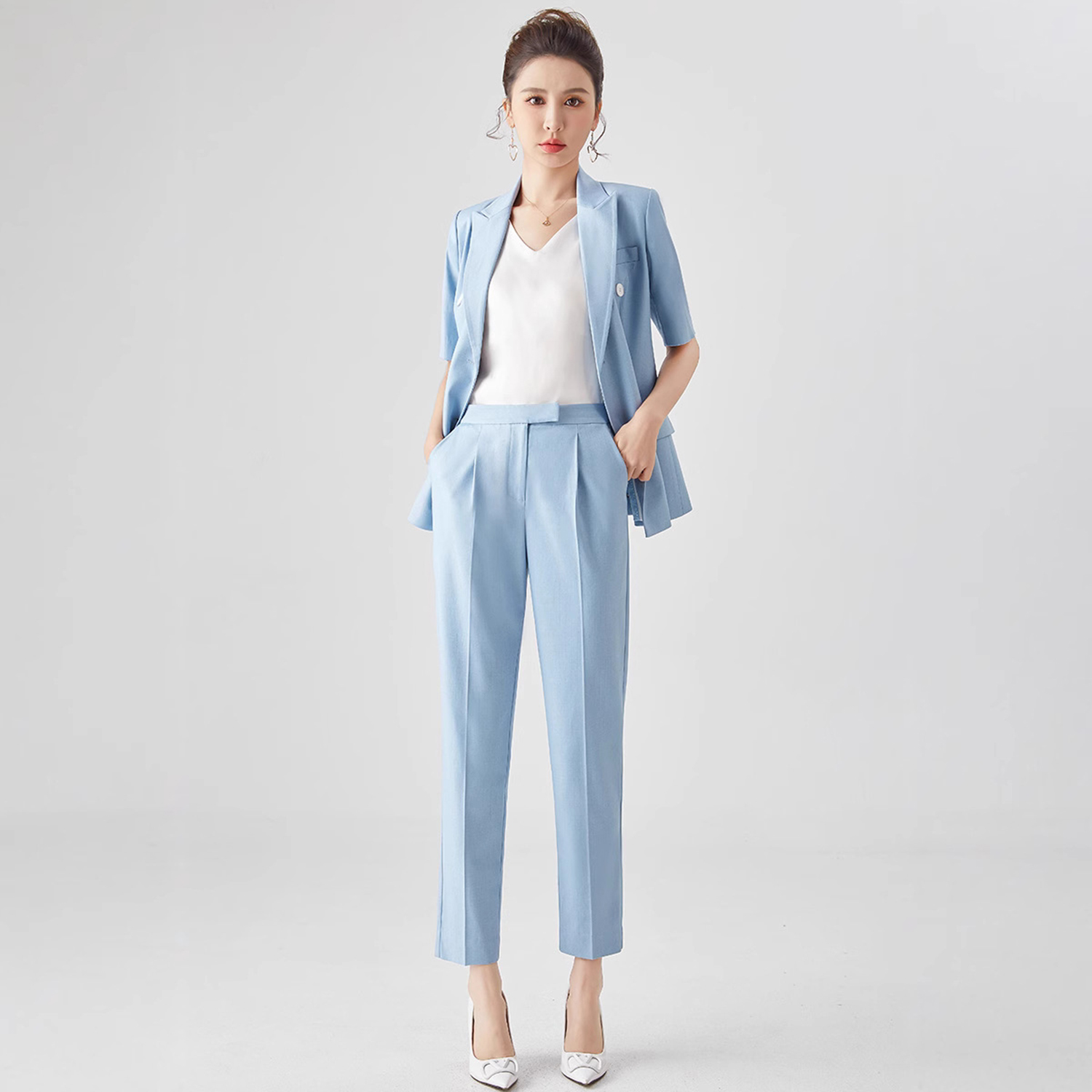 Allingentle Damenanzug Slim Fi – Double Breasted Blazer Bewertung und Preis