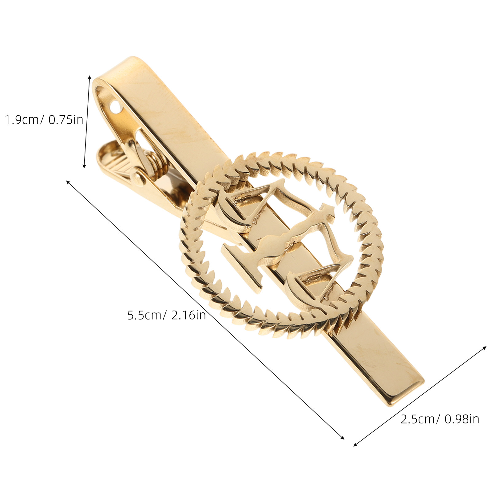 Libra-Krawattenklammer aus gol – Scale - Men Formals & Ethnic Wear Bewertung und Preis