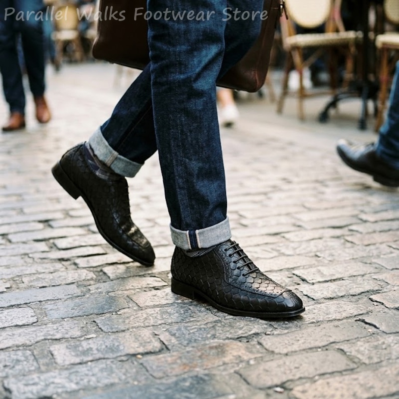 Sartorial Herren Oxfords mit F – Scale - Men Formals & Ethnic Wear Bewertung und Preis