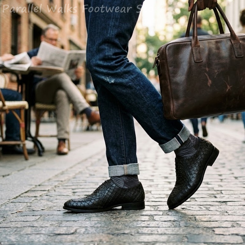 Sartorial Herren Oxfords mit F – Scale - Men Formals & Ethnic Wear Bewertung und Preis