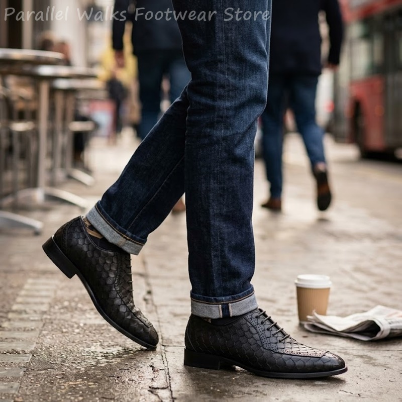 Sartorial Herren Oxfords mit F – Scale - Men Formals & Ethnic Wear Bewertung und Preis