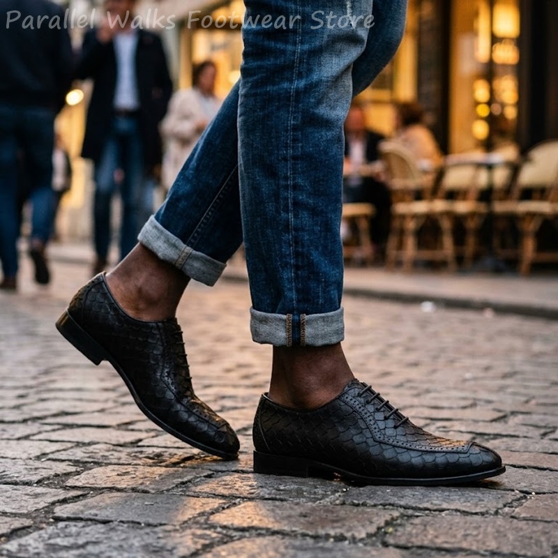 Sartorial Herren Oxfords mit F – Scale - Men Formals & Ethnic Wear Bewertung und Preis