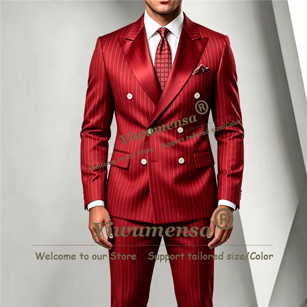 Herrenanzug mit Nadelstreifenm – Men Formal Wear Outfits Bewertung und Preis