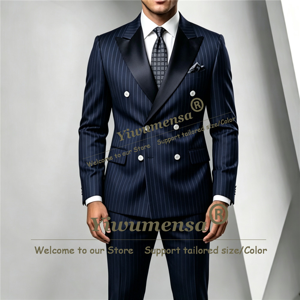 Herrenanzug mit Nadelstreifenm – Men Formal Wear Outfits Bewertung und Preis